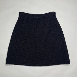 Dolce & Gabbana texture black skirt